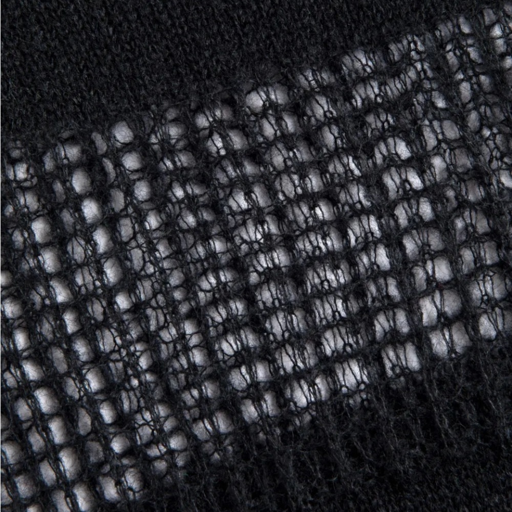 Knit Scoop Neckline Hollow Midi Dress - Picture 2 of 8